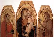 Ambrogio Lorenzetti Madonna and Child with Mary Magdalene and St Dorothea oil painting reproduction